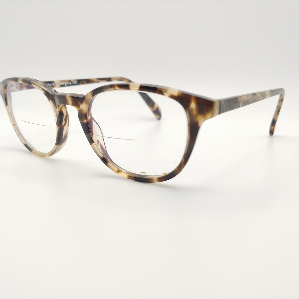 141 Eyewear Eyeglasses Unisex 46-20-145 Brown Tortoise Flanders Round Frames